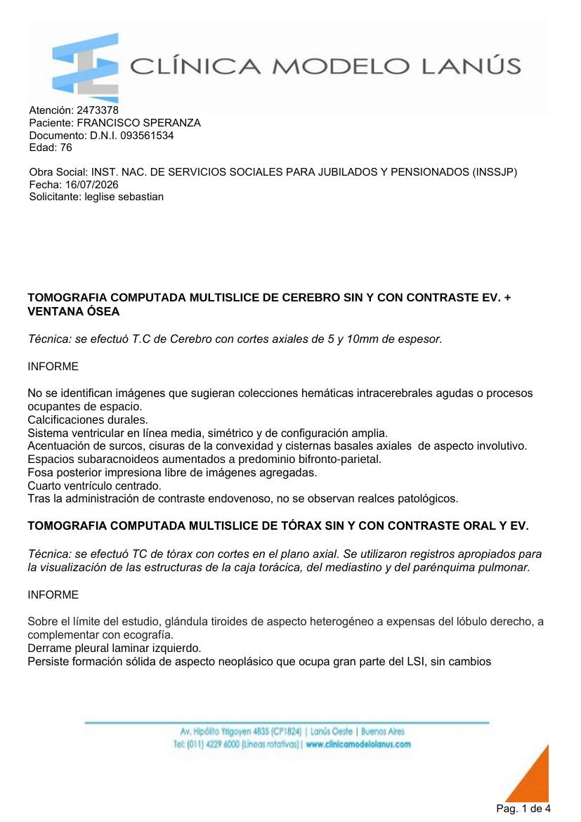 Informe del 16/07/2026, página 1 de 4